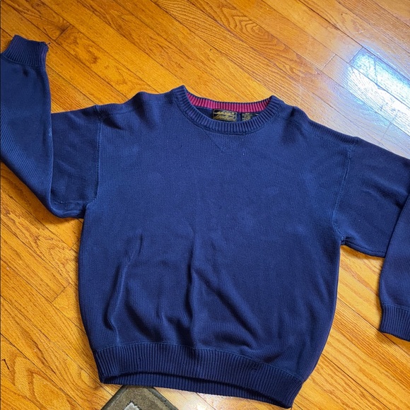 Eddie Bauer Men's Cotton Crewneck Sweater - Picture 1 of 6